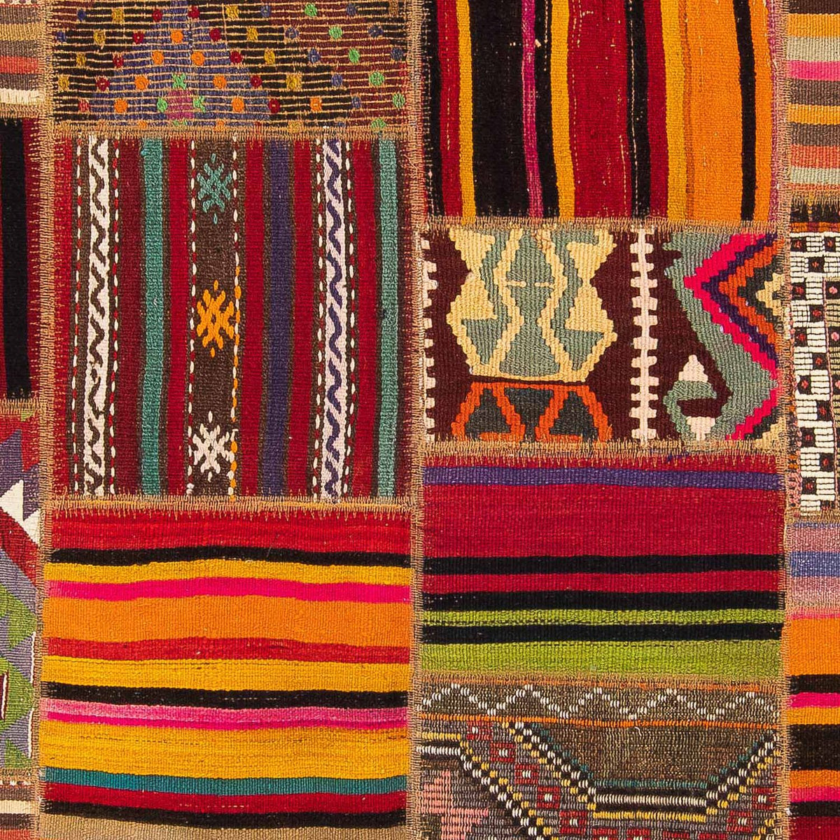 Tapis patchwork - 237 x 170 cm - multicolore