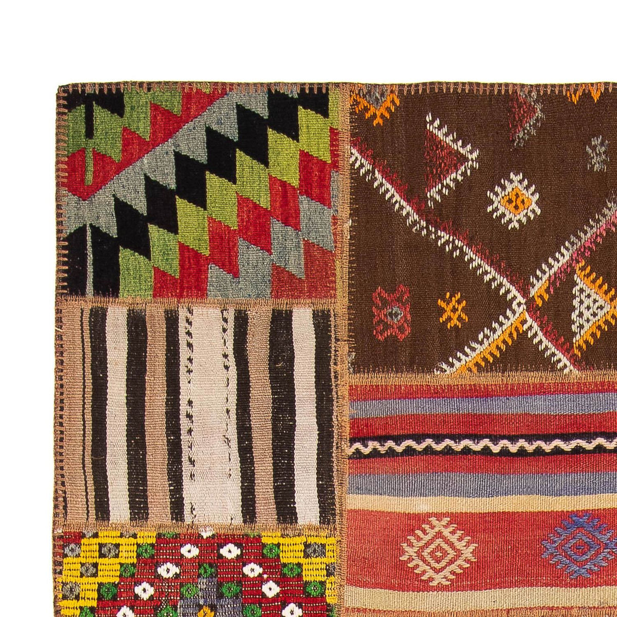 Tapis patchwork 170x240cm - Tapis en laine