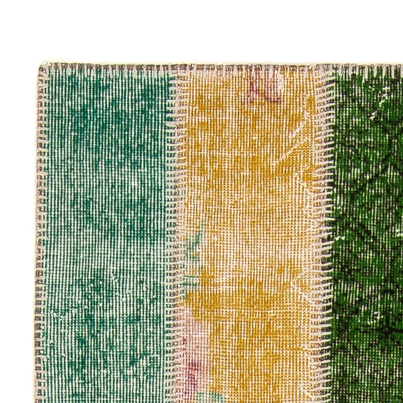 Tapis patchwork 202x80cm - Tapis en laine