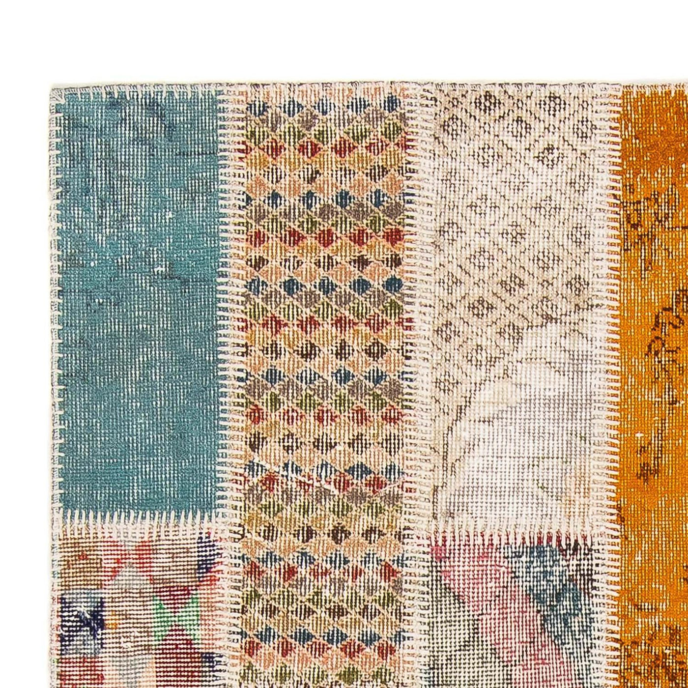 Tapis patchwork 184x120cm - Tapis en laine