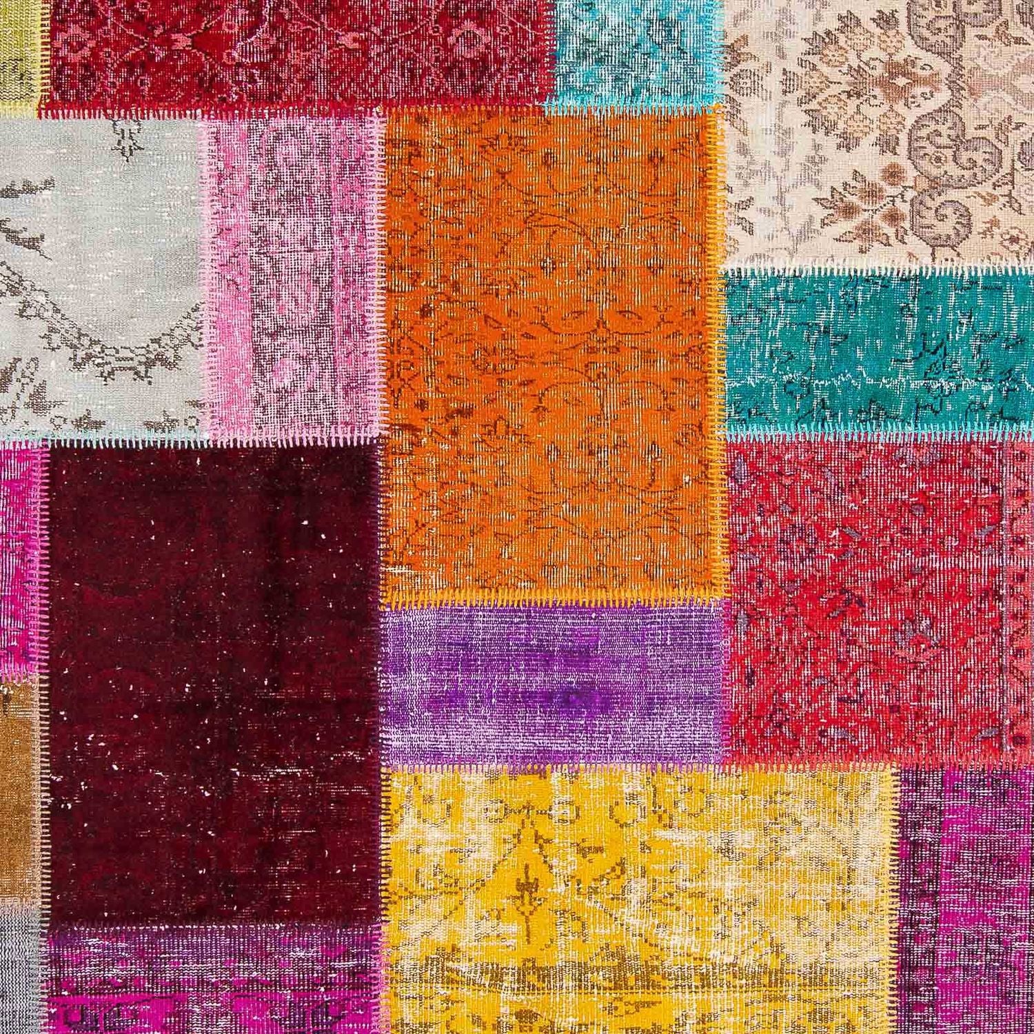 Tapis patchwork - 300 x 200 cm - multicolore