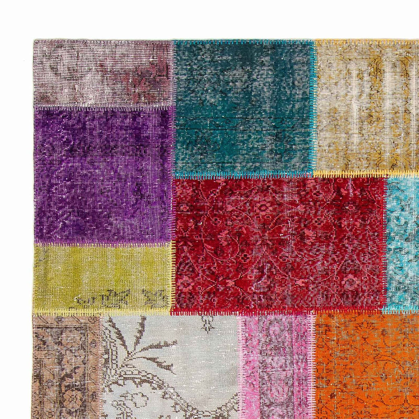 Tapis patchwork 300x200cm - Tapis en laine