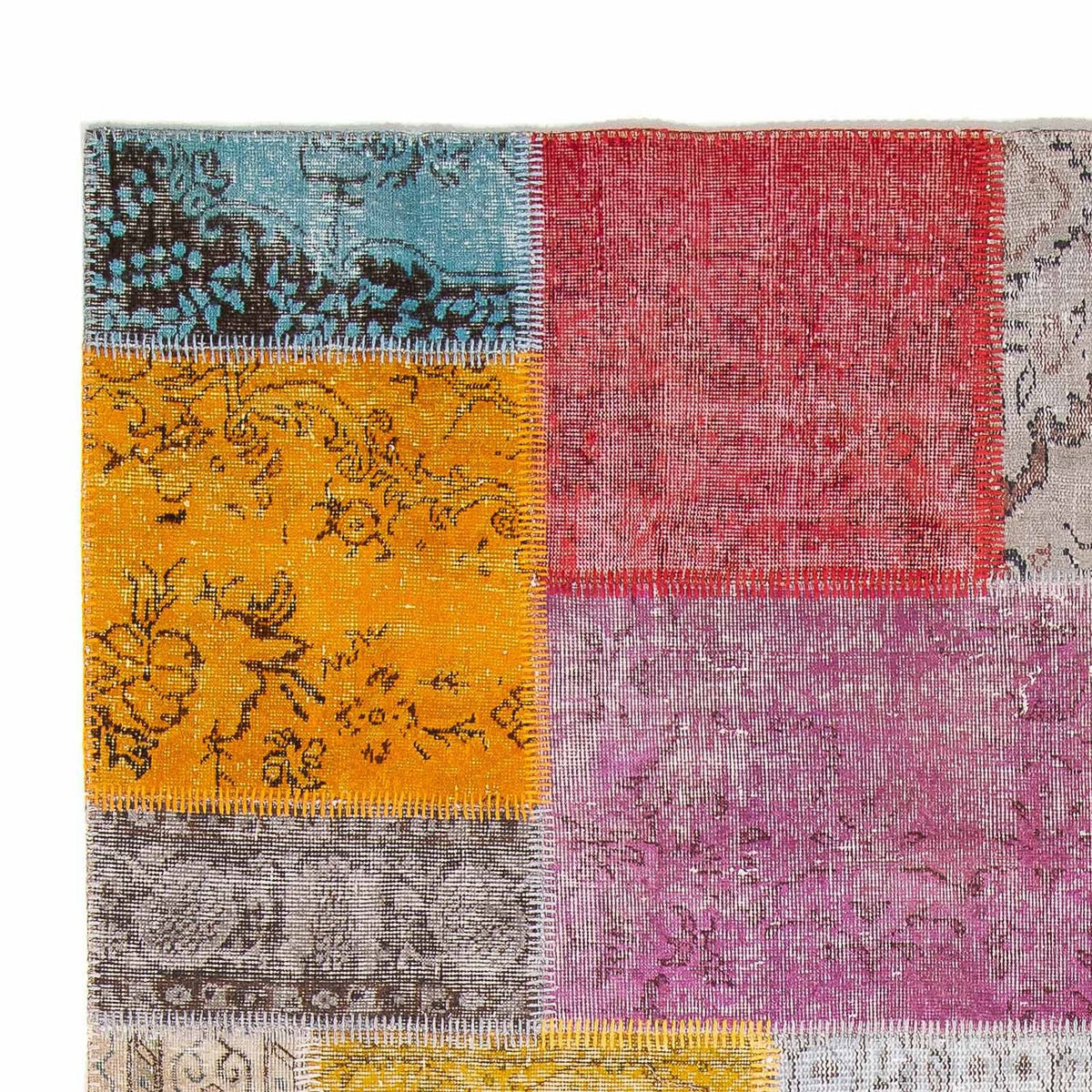 Tapis patchwork 250x300cm - Tapis en laine