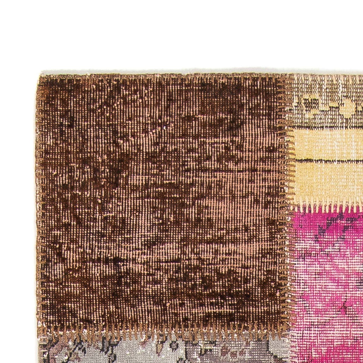 Tapis patchwork 85x300cm - Tapis en laine