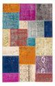 Tapis patchwork 123x185cm - Tapis en laine