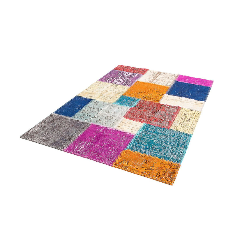 Tapis patchwork - 185 x 123 cm - multicolore