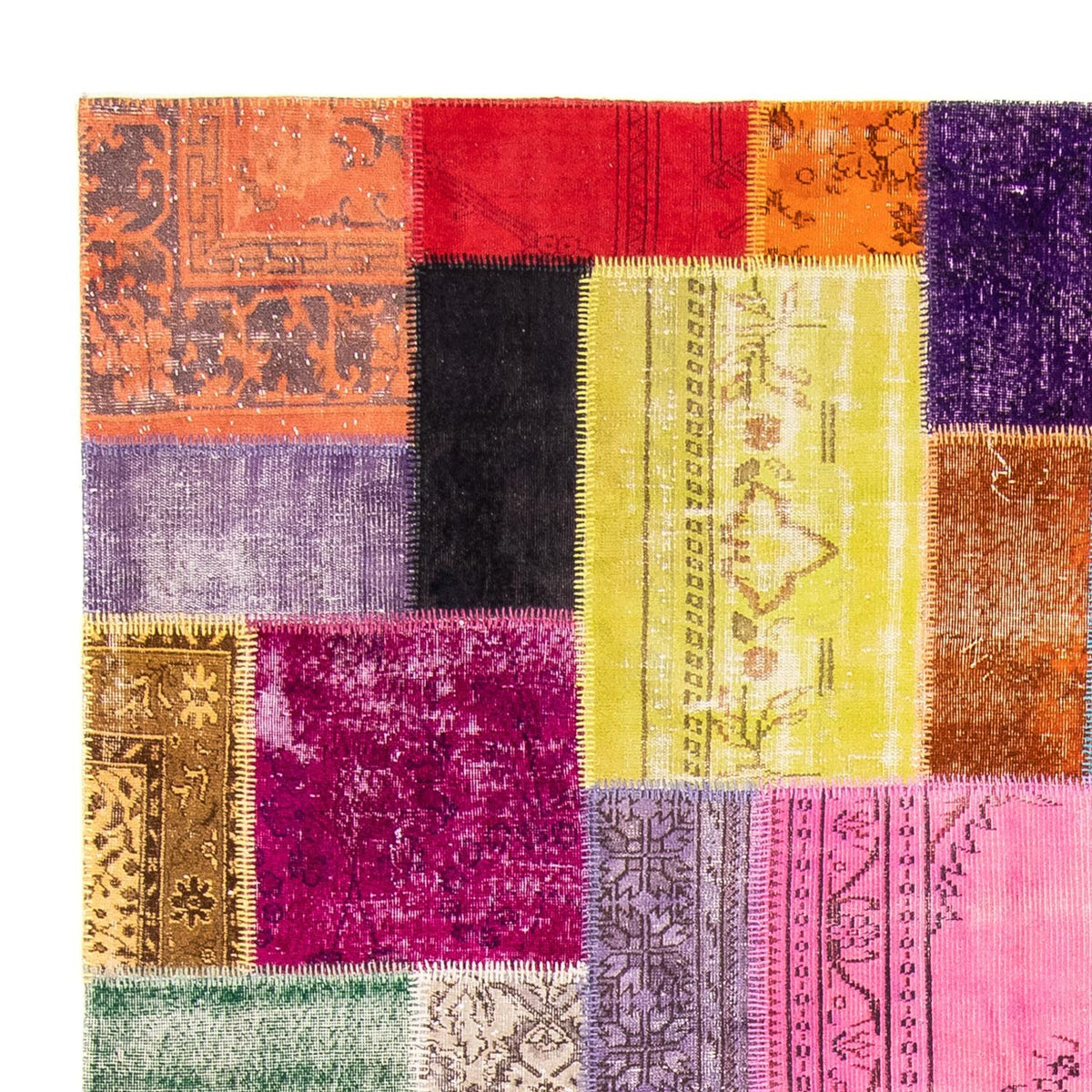Tapis patchwork 275x365cm - Perserteppich Wollteppich