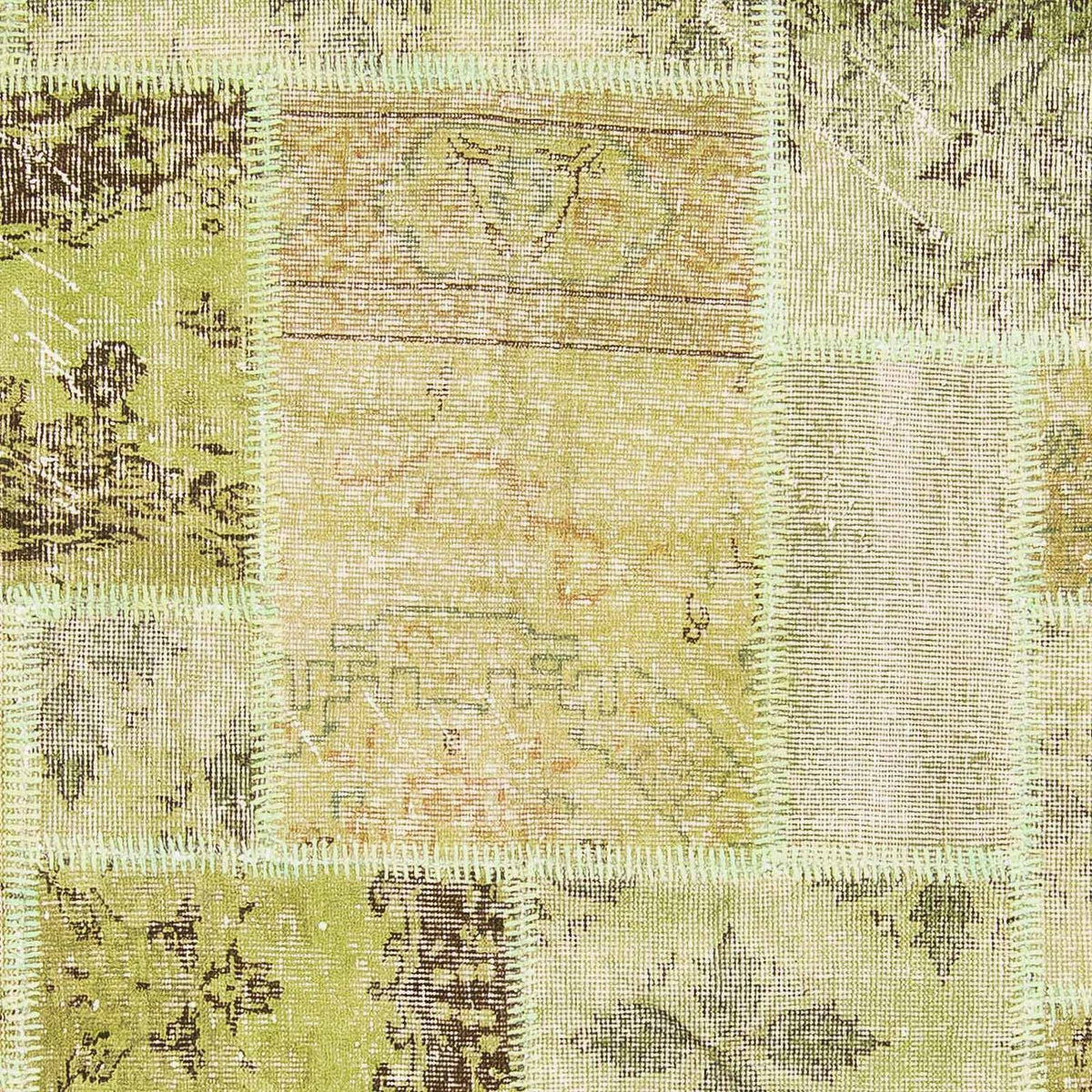 Tapis patchwork - 242 x 172 cm - multicolore