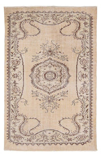 Tapis vintage - 267 x 178 cm - beige clair