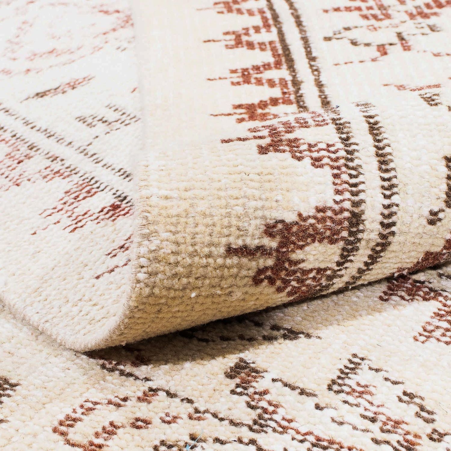 Tapis vintage - 267 x 178 cm - beige clair