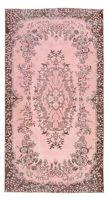 Tapis vintage - 217 x 118 cm - rose