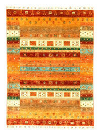 Tapis Gabbeh - Loribaft Persan - 200 x 150 cm - multicolore