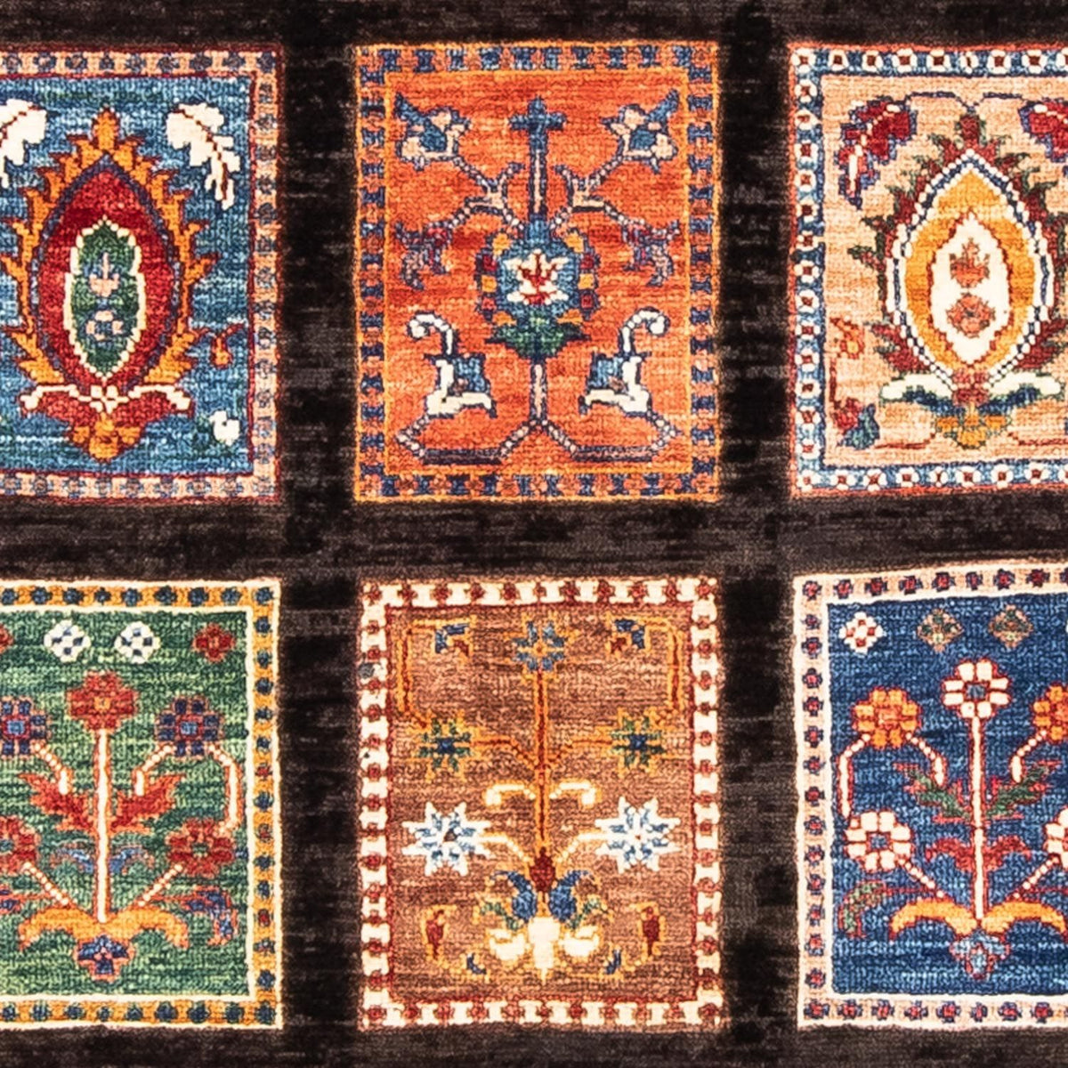 Tapis de couloir Tapis Ziegler - 197 x 73 cm - marron foncé