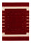 Tapis Gabbeh - Loribaft Persan - 240 x 172 cm - rouge