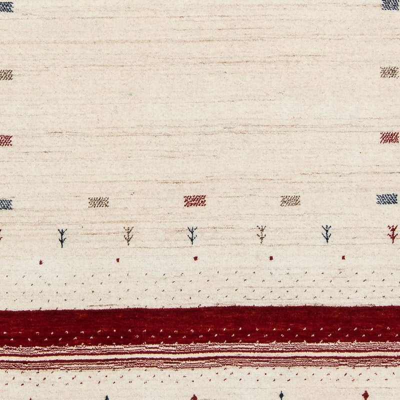 Tapis Gabbeh - Loribaft Persan - 198 x 145 cm - beige