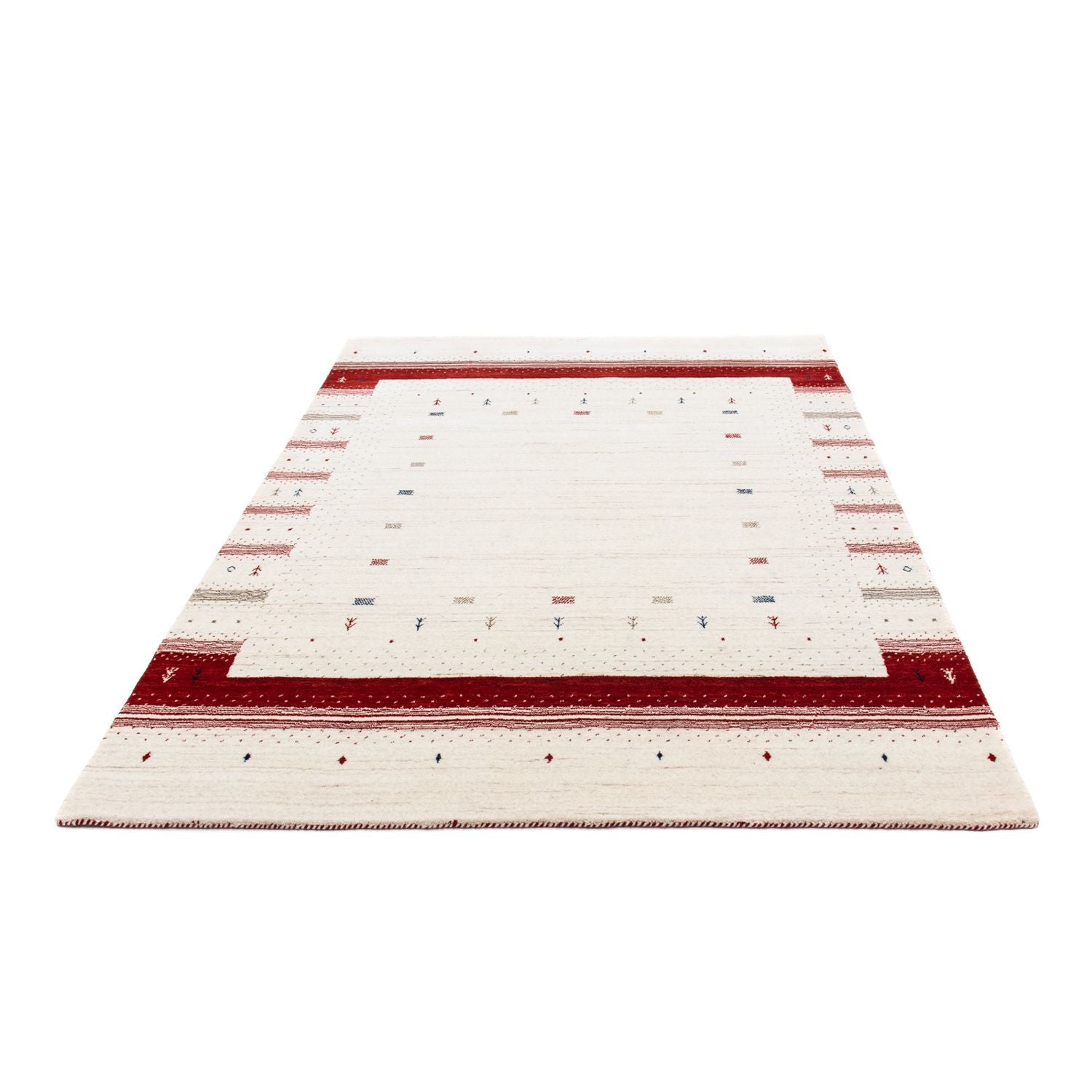 Tapis Gabbeh - Loribaft Persan - 198 x 145 cm - beige