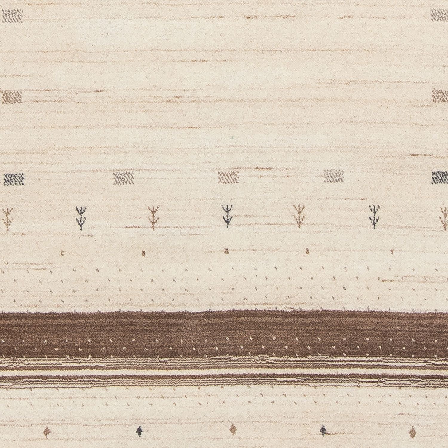 Tapis Gabbeh - Loribaft Persan - 200 x 142 cm - beige