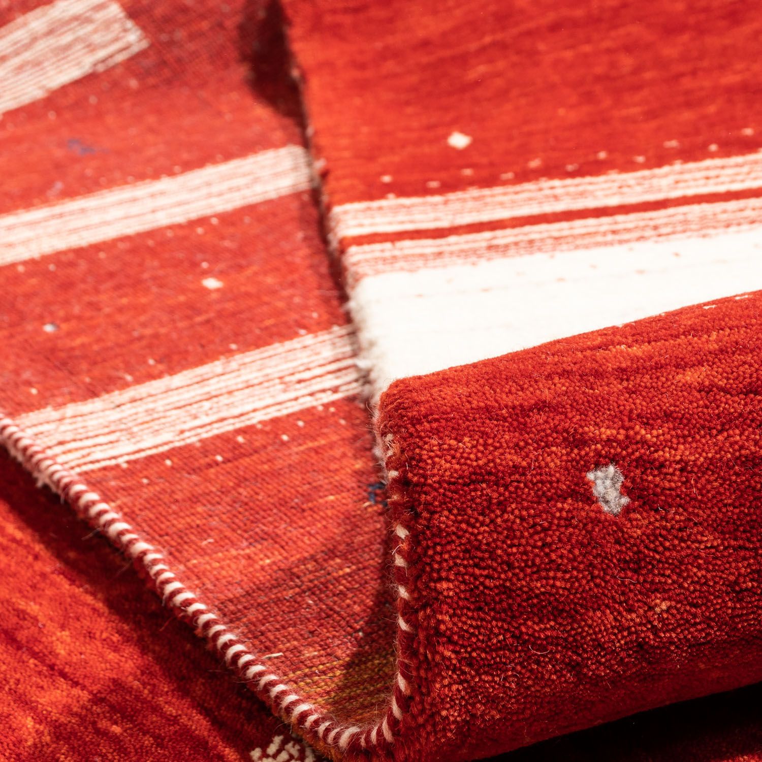 Tapis Gabbeh - Loribaft Persan - 296 x 203 cm - rouge