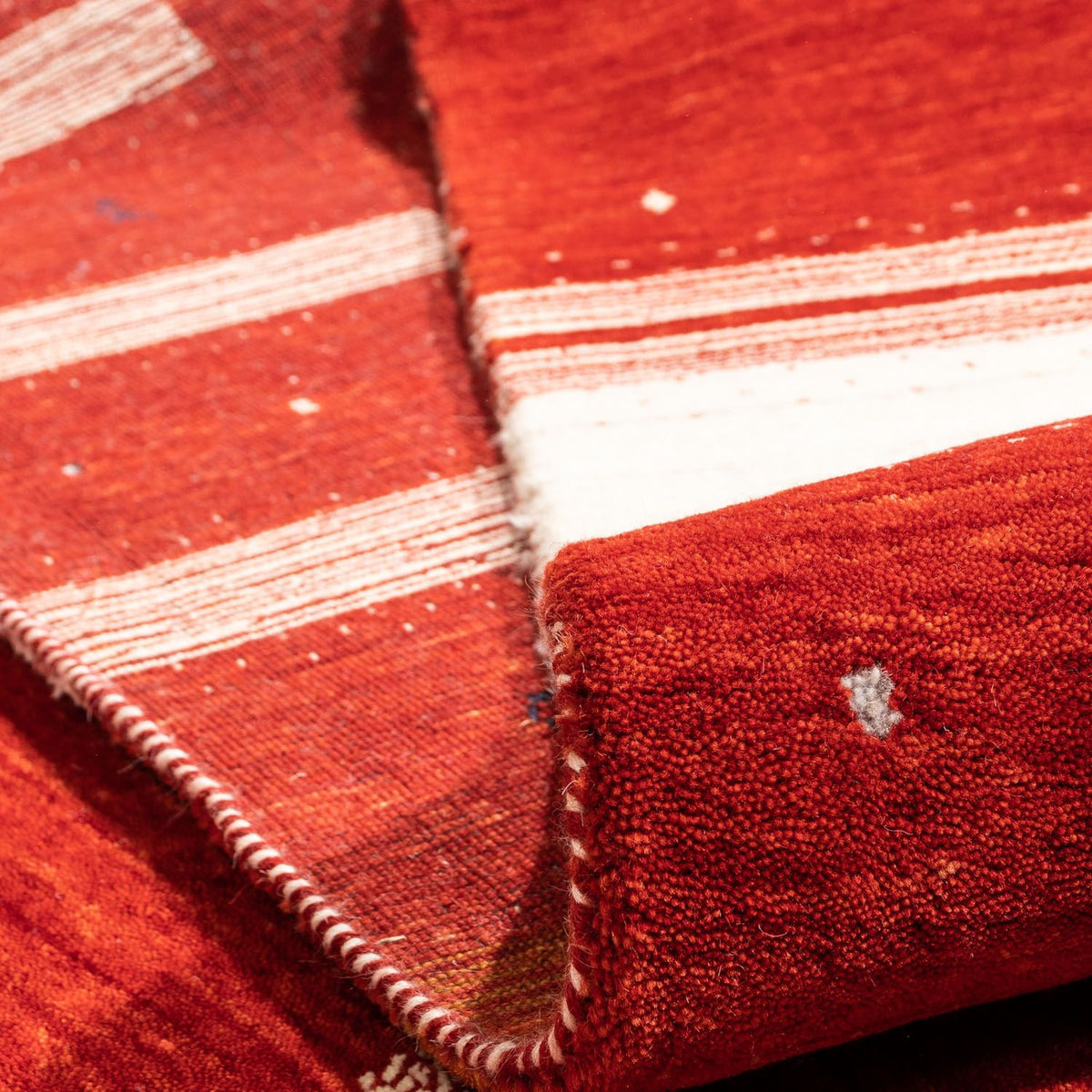 Tapis Gabbeh - Loribaft Persan - 296 x 203 cm - rouge