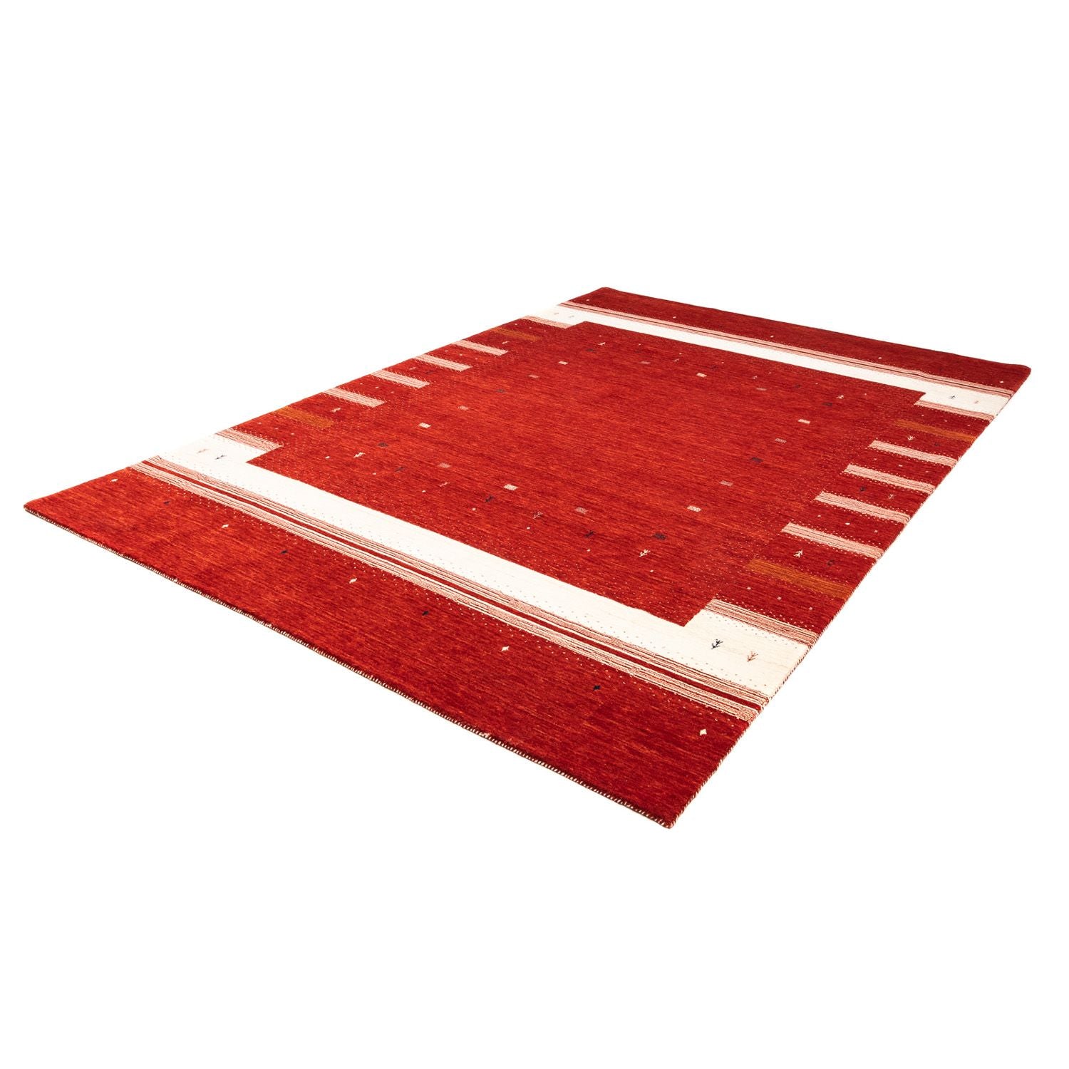 Tapis Gabbeh - Loribaft Persan - 296 x 203 cm - rouge