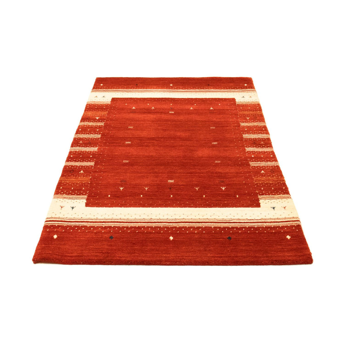 Tapis Gabbeh - Loribaft Persan - 162 x 94 cm - rouge