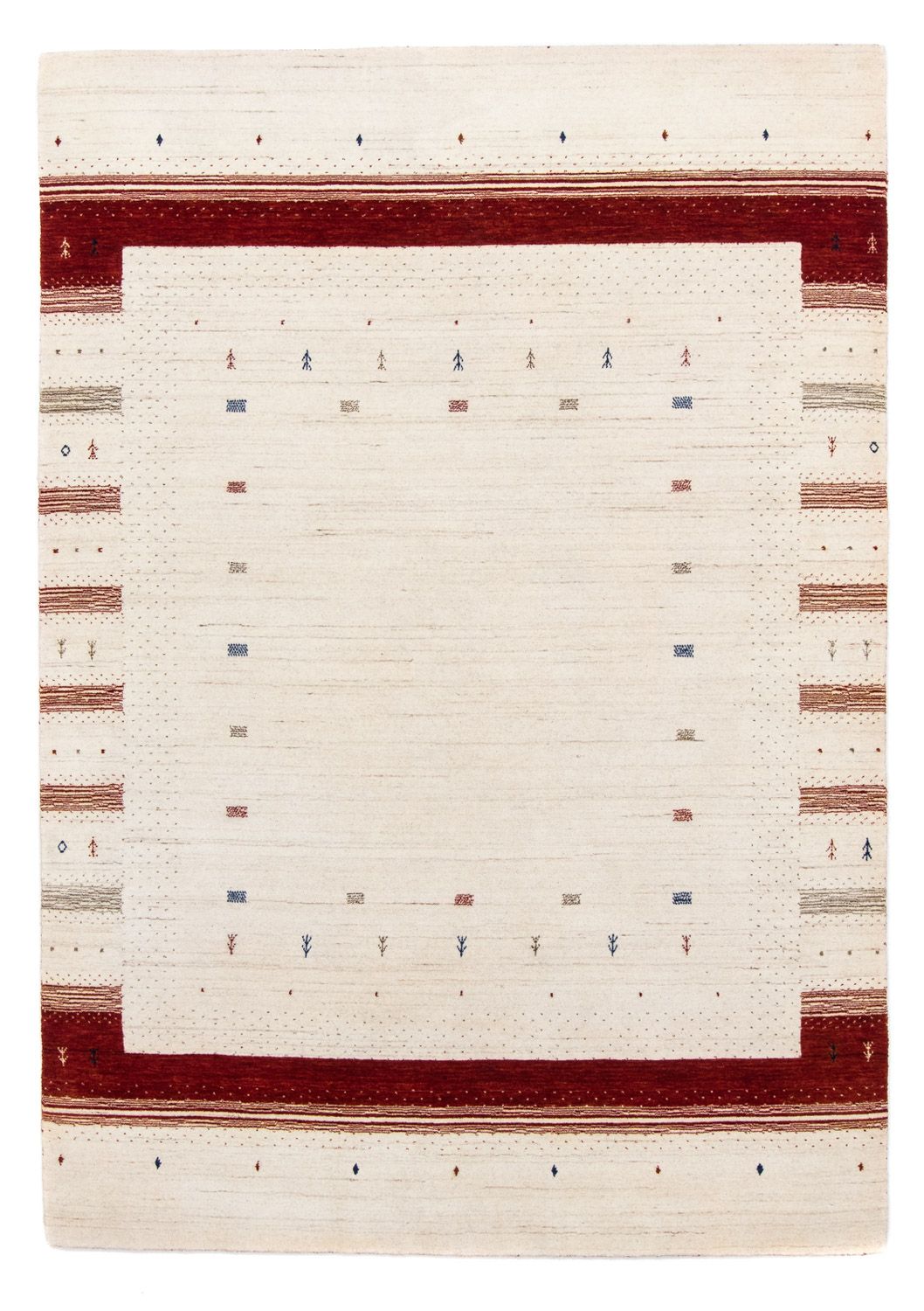 Tapis Gabbeh - Loribaft Persan - 245 x 170 cm - beige