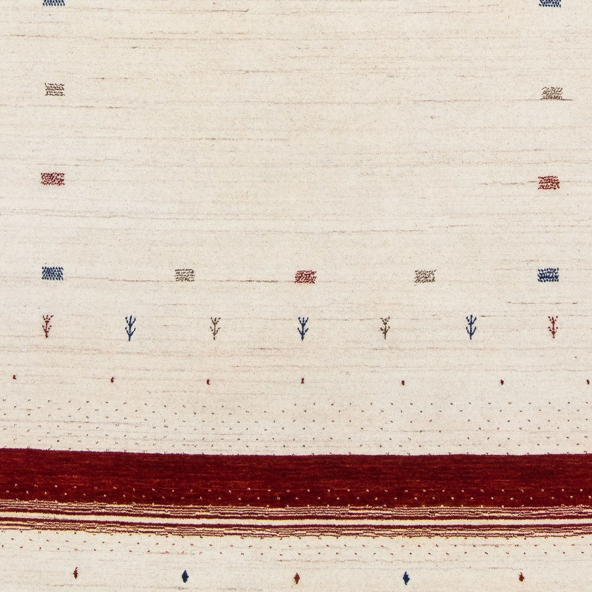 Tapis Gabbeh - Loribaft Persan - 245 x 170 cm - beige
