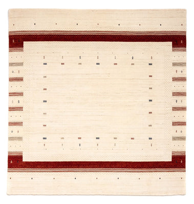 Tapis Gabbeh - Loribaft Persan carré  - 255 x 255 cm - beige