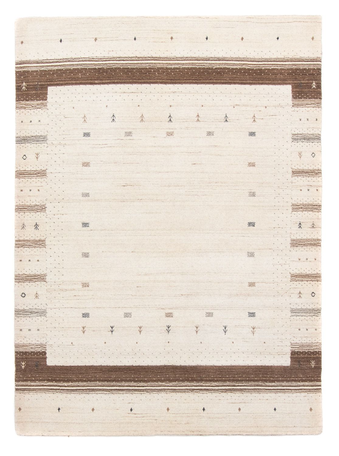 Tapis Gabbeh - Loribaft Persan - 200 x 145 cm - beige