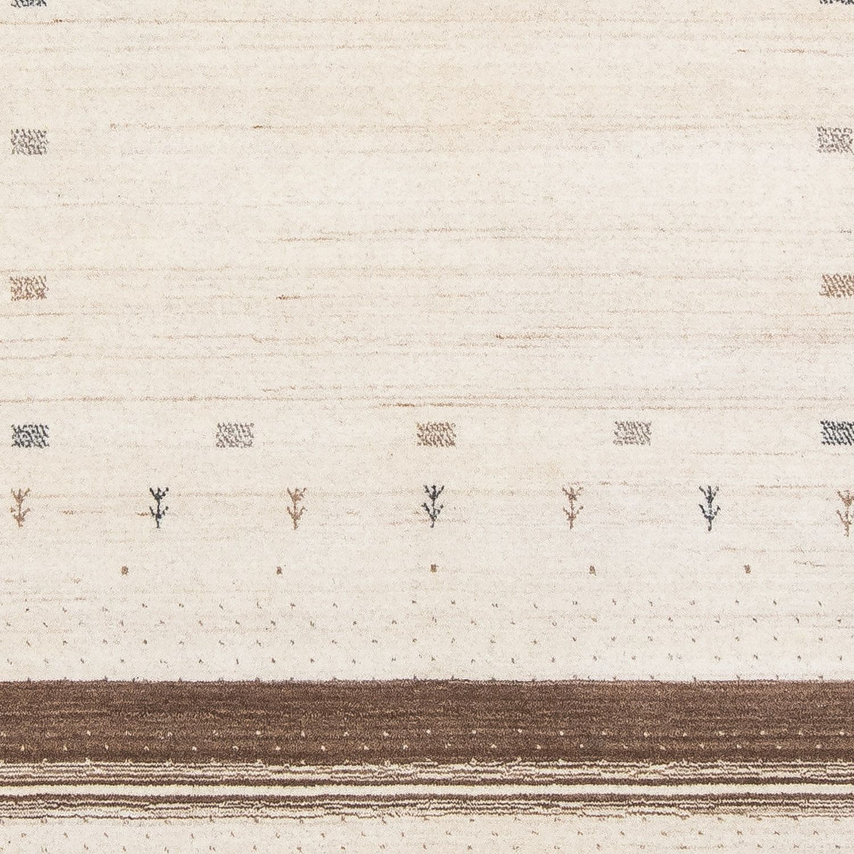 Tapis Gabbeh - Loribaft Persan - 200 x 145 cm - beige