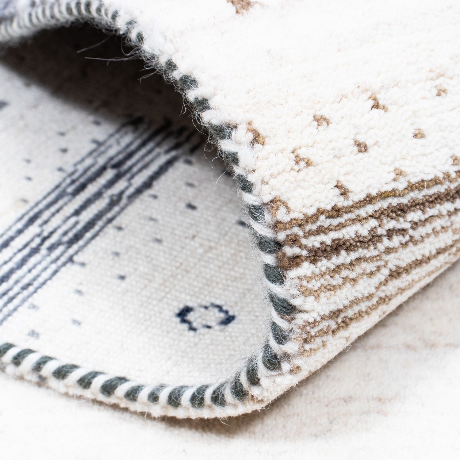 Tapis Gabbeh - Loribaft Persan - 200 x 145 cm - beige