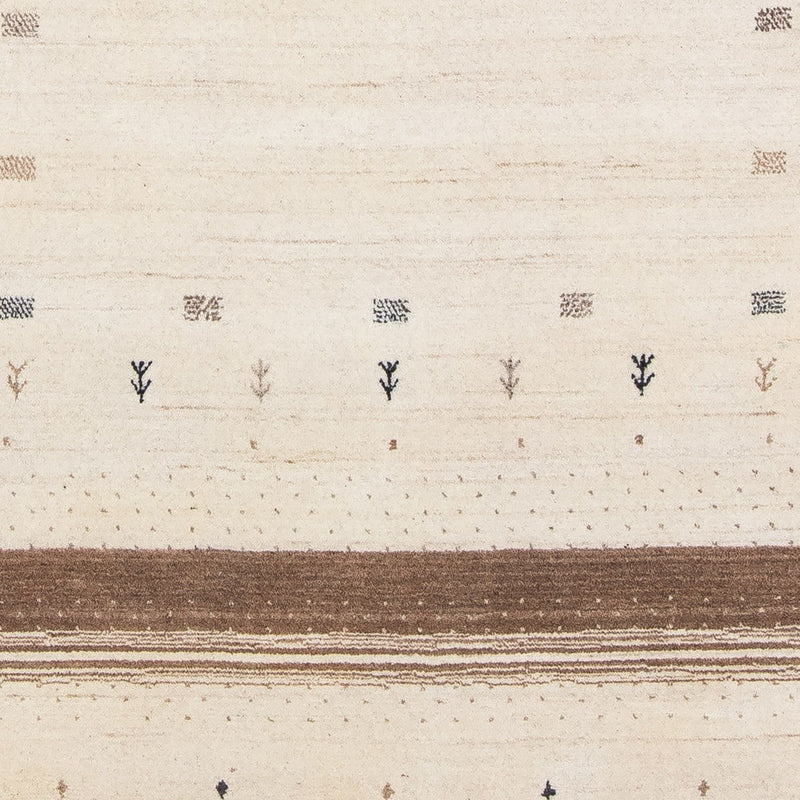 Tapis Gabbeh - Loribaft Persan - 201 x 144 cm - beige