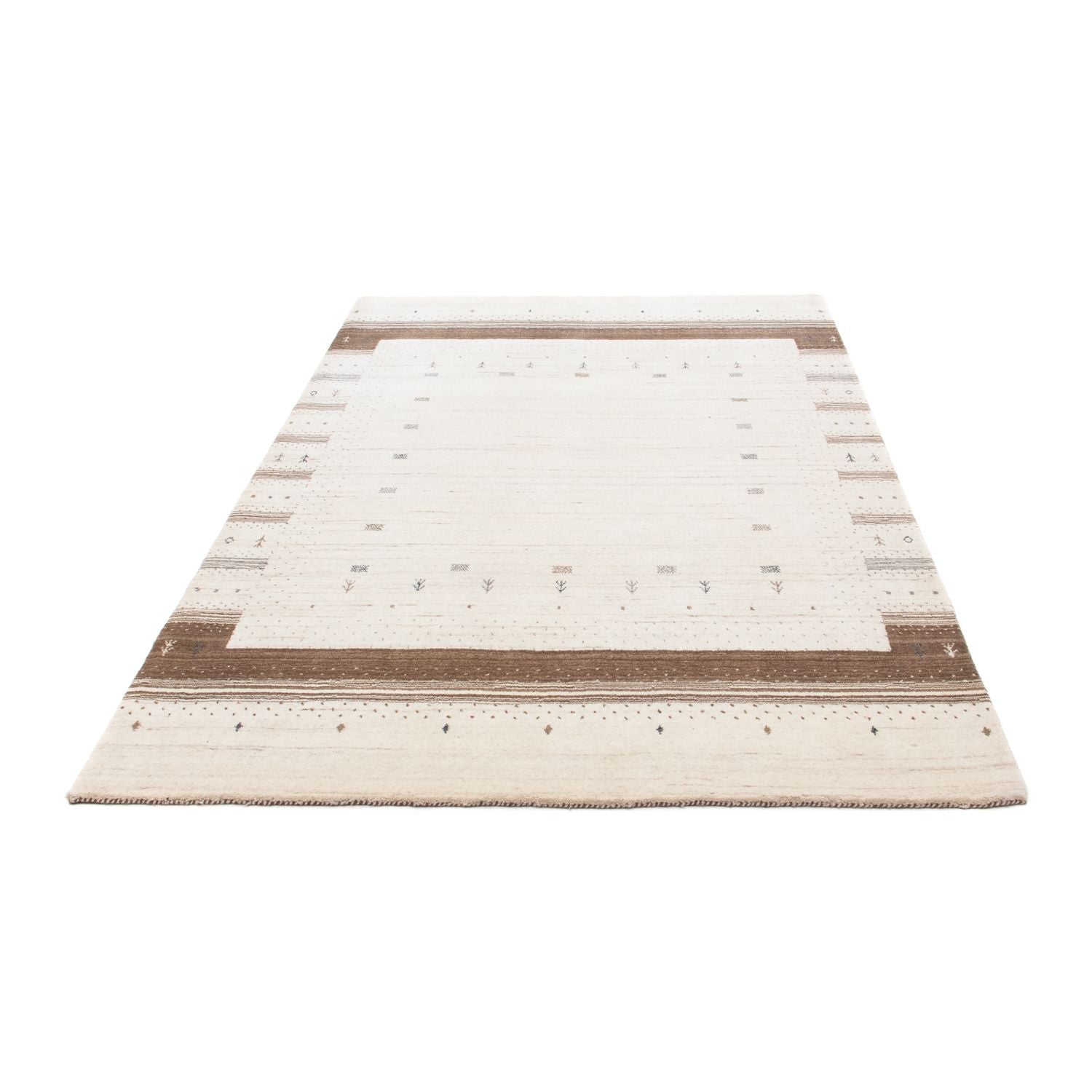 Tapis Gabbeh - Loribaft Persan - 200 x 143 cm - beige