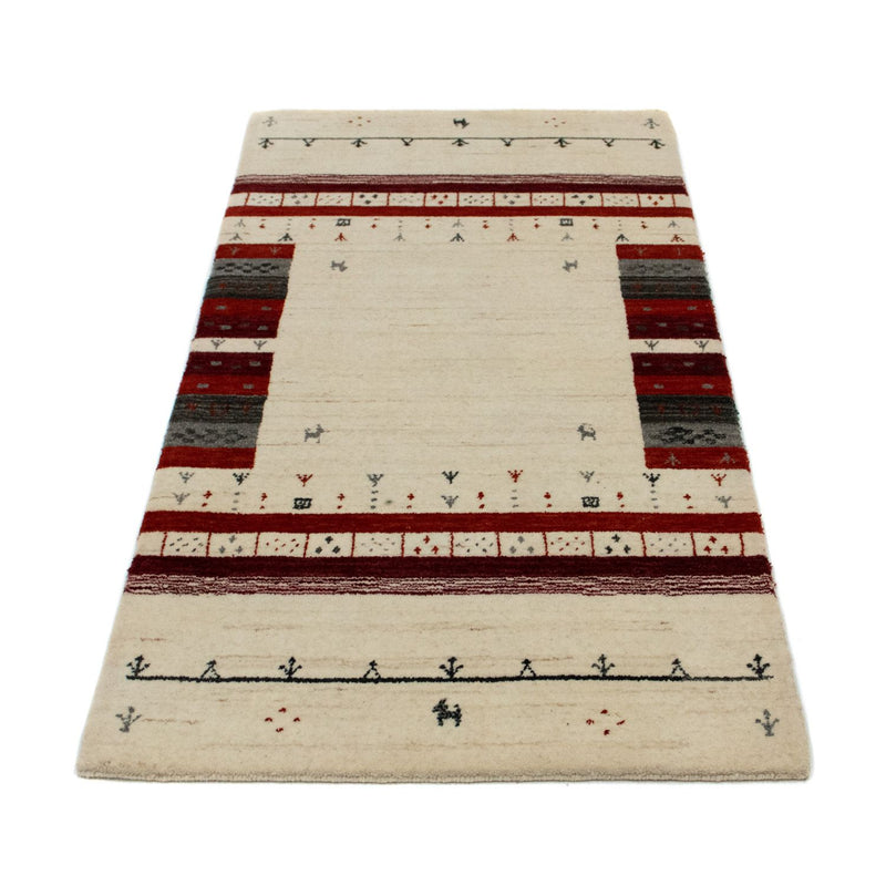 Tapis Gabbeh - Loribaft Persan - 141 x 70 cm - beige