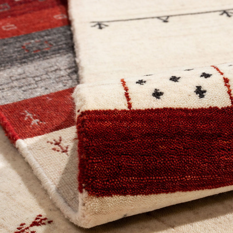 Tapis Gabbeh - Loribaft Persan - 298 x 200 cm - beige