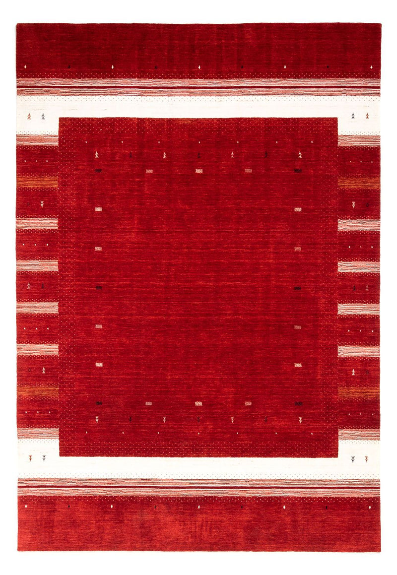 Tapis Gabbeh - Loribaft Persan - 350 x 247 cm - rouge