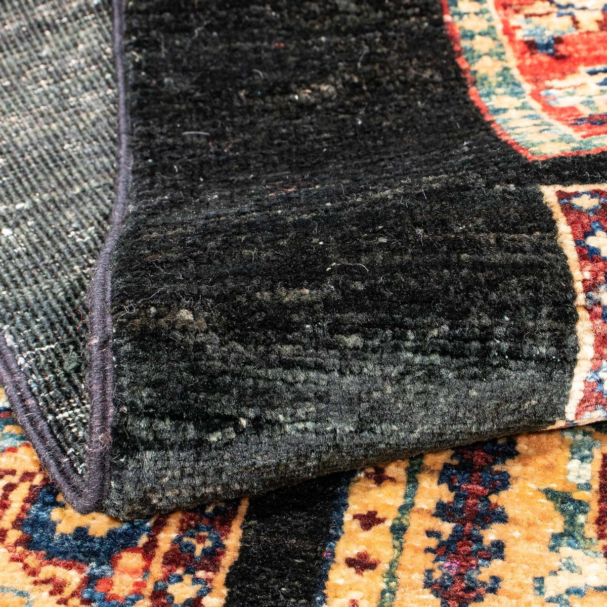 Tapis Ziegler - 155 x 98 cm - bleu foncé