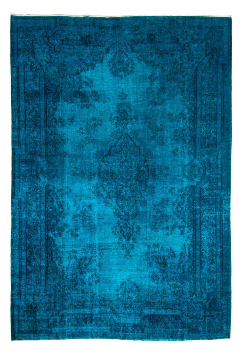 Tapis vintage - 363 x 251 cm - bleu foncé