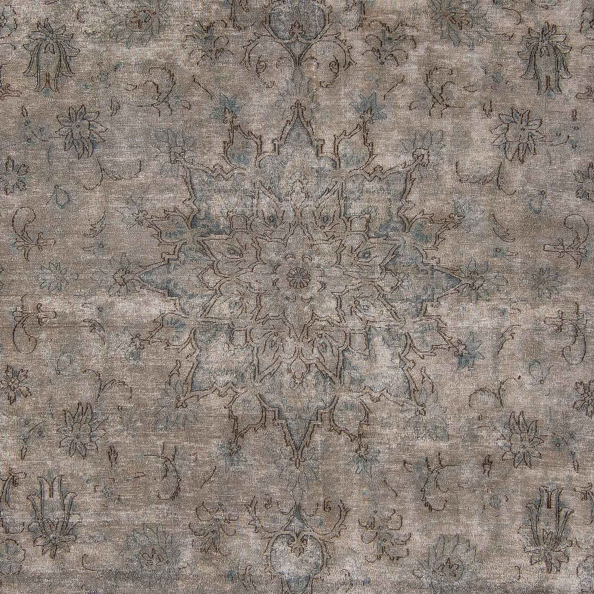 Tapis vintage - 389 x 290 cm - gris