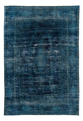 Tapis vintage - 384 x 293 cm - bleu foncé