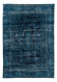 Tapis vintage - 384 x 293 cm - bleu foncé