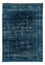 Tapis vintage - 384 x 293 cm - bleu foncé