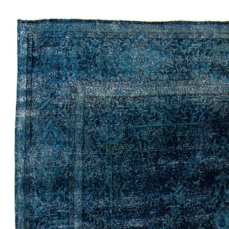 Tapis vintage - 384 x 293 cm - bleu foncé