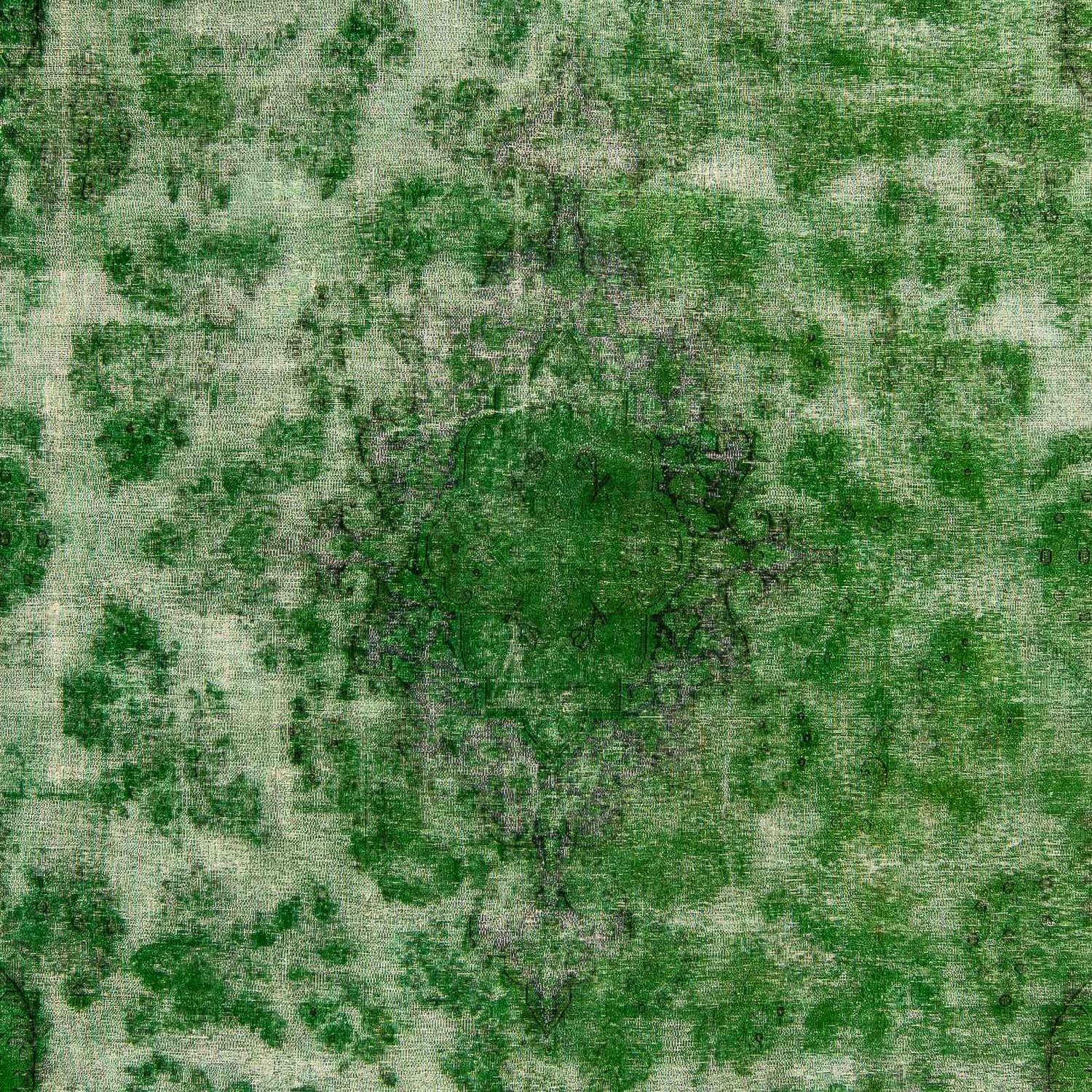 Tapis vintage - 392 x 294 cm - vert