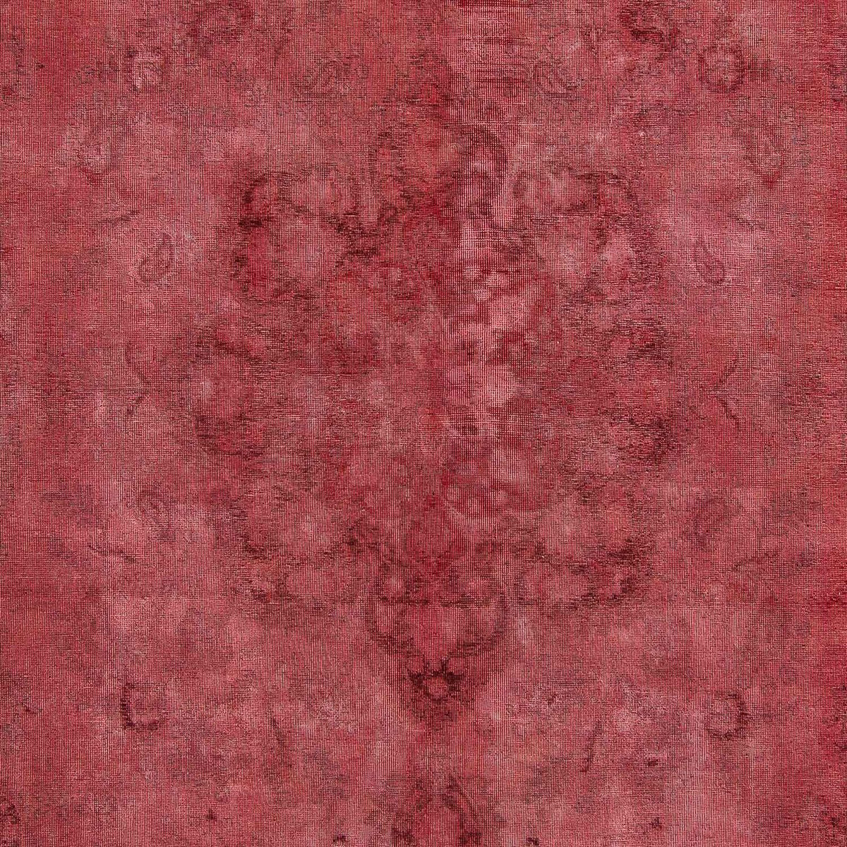 Tapis vintage - 383 x 285 cm - rouge foncé