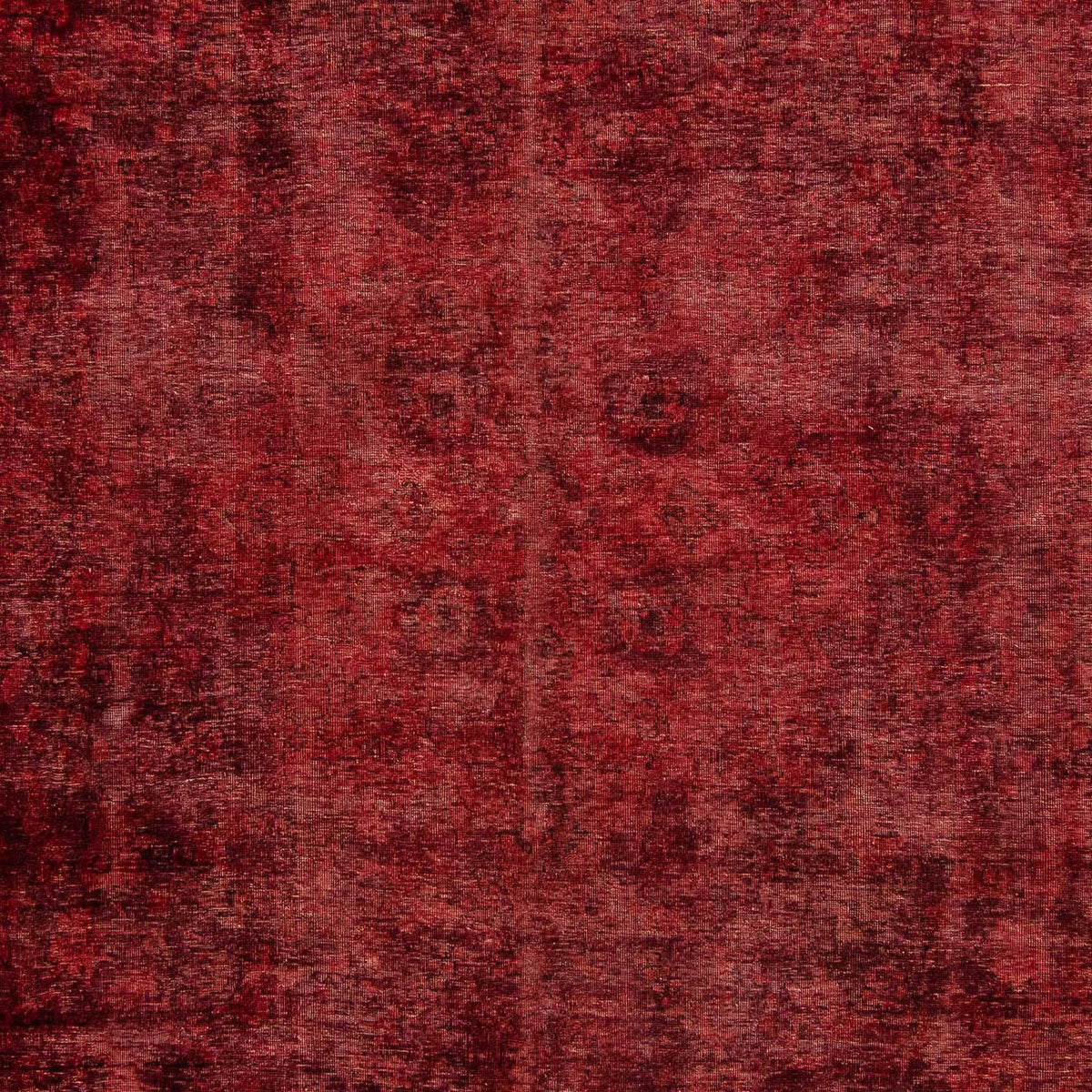 Tapis vintage - 398 x 300 cm - rouge foncé