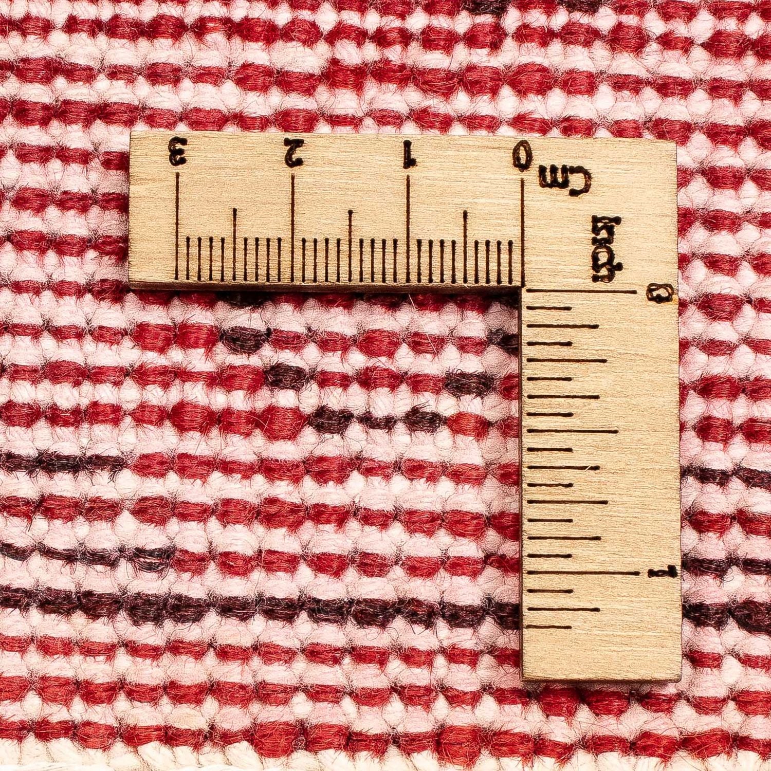Tapis design - 210 x 156 cm - rouge foncé