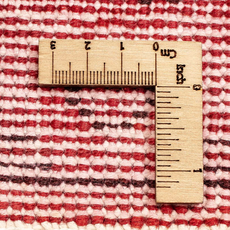 Tapis design - 210 x 156 cm - rouge foncé