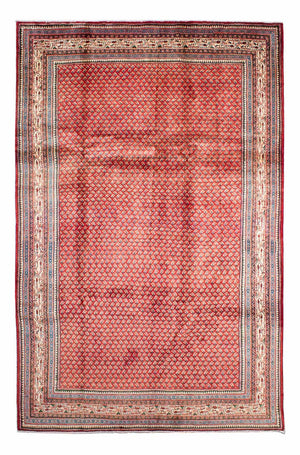 Tapis persan - Mir - 308 x 211 cm - rouge foncé