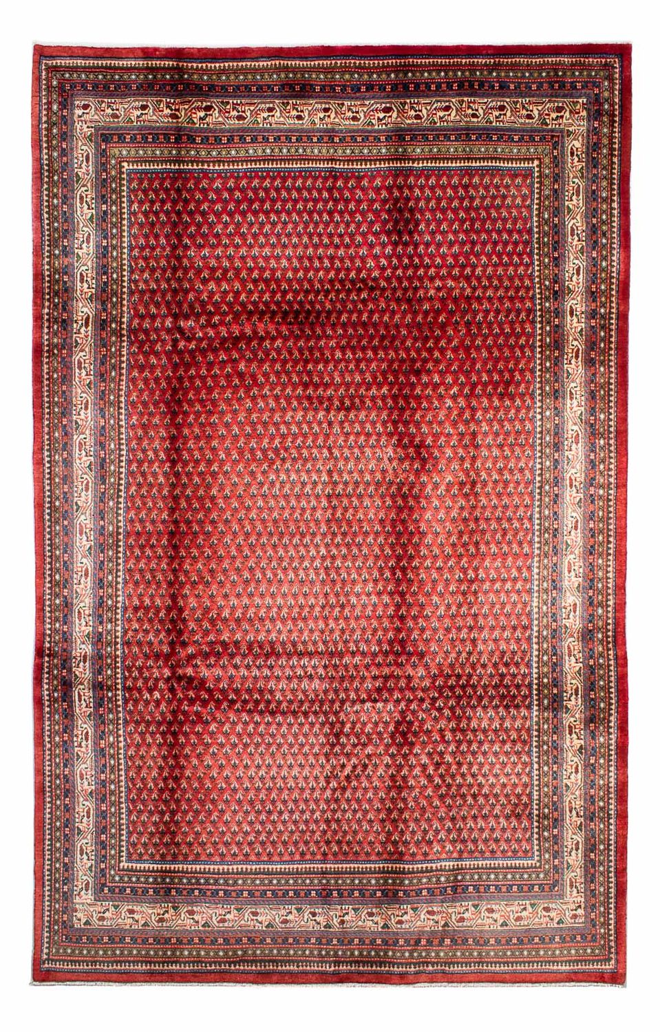 Tapis persan - Mir - 329 x 214 cm - rouge foncé